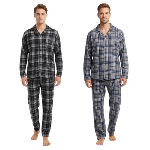 Herren pyjama baumwolle - herren,