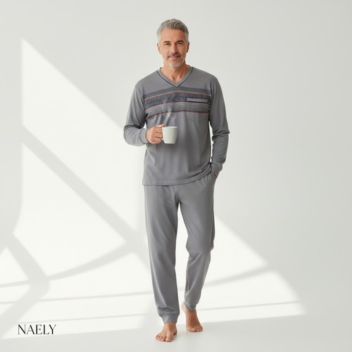 Herren schlafanzug pyjama - schlafanzug,