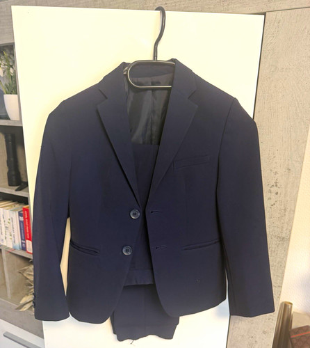 Jungen anzug set 122 - jungen, blau