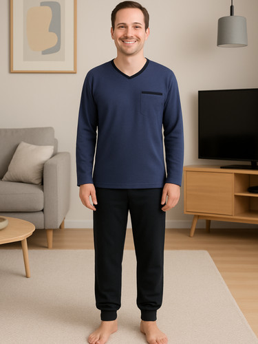 Herren schlafanzug langarm - herren,