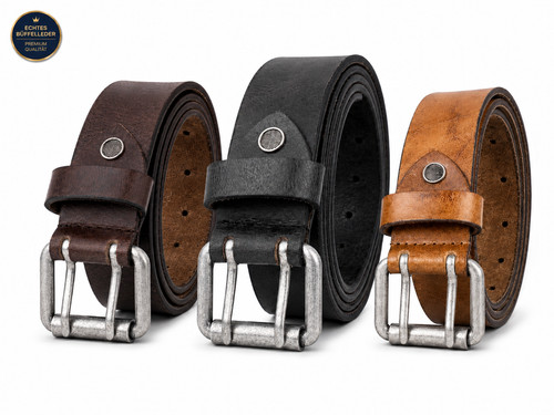 Echtleder gürtel herren cm - echtleder, 4