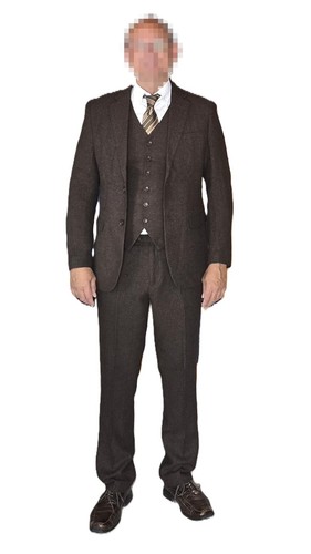 Tweed tuxedo herrenanzug - tweed,