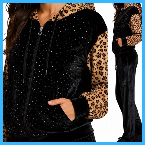 Damen chenille leopard sport - damen,