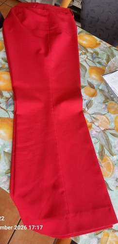 Eleganter roter hosenanzug - roter, –