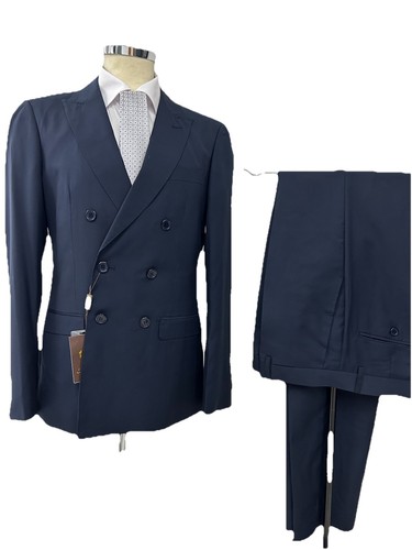 Herrenanzug doppio petto blau - herrenanzug, doppio-petto